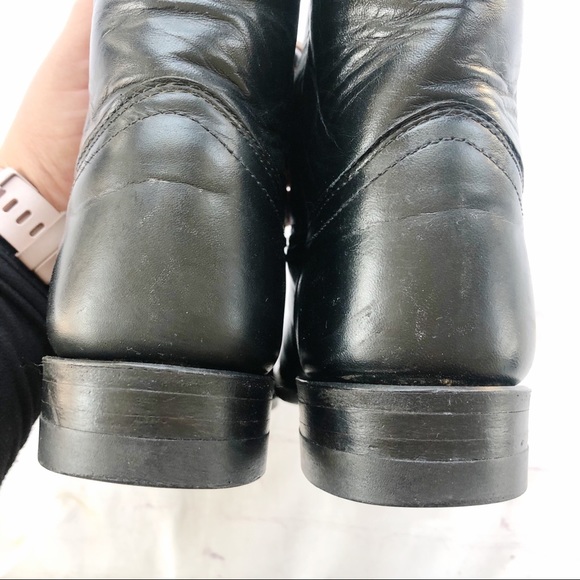 [Justin] mens leather roper boots 5.5 B - Picture 5 of 11